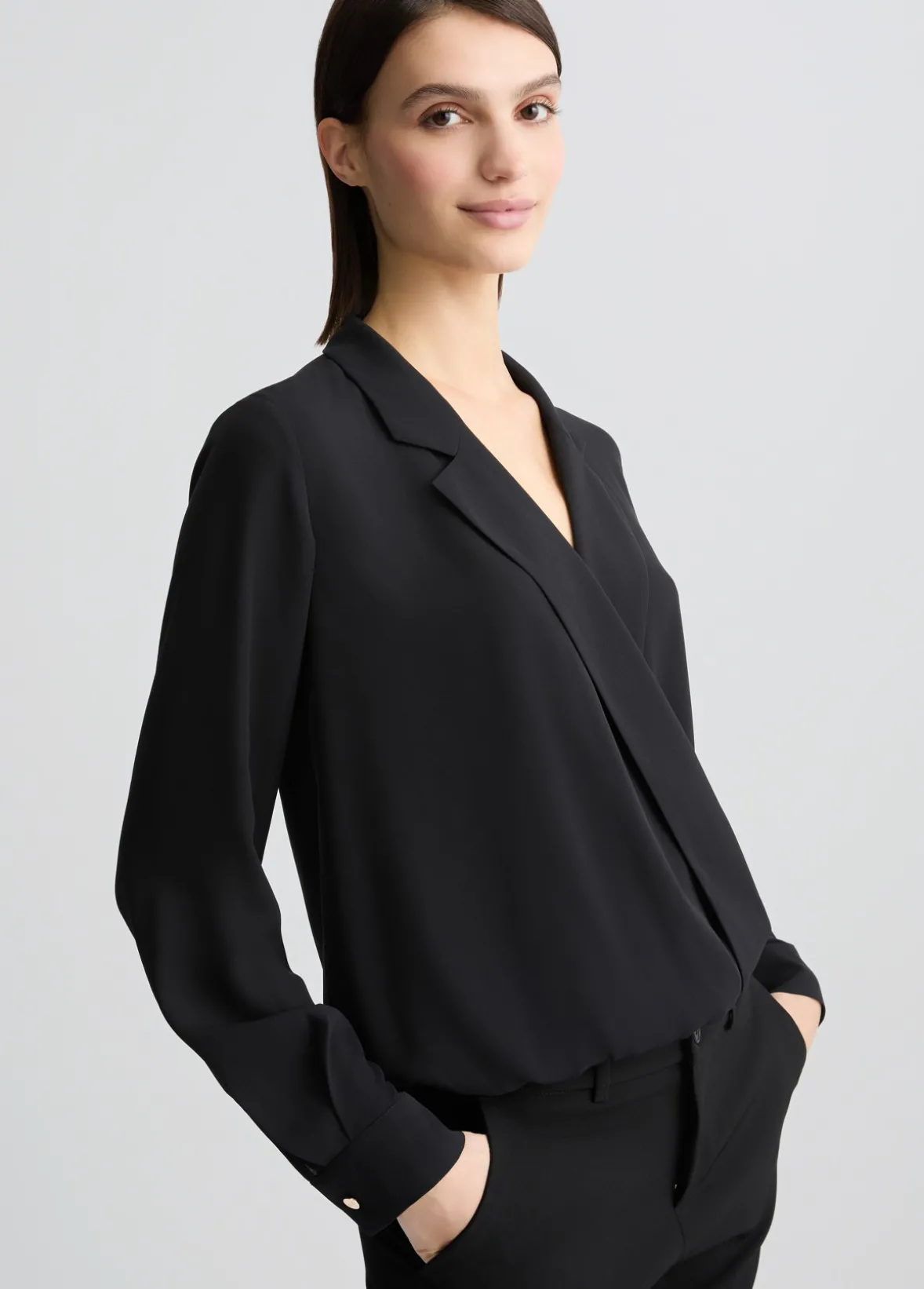 Blusa in georgette