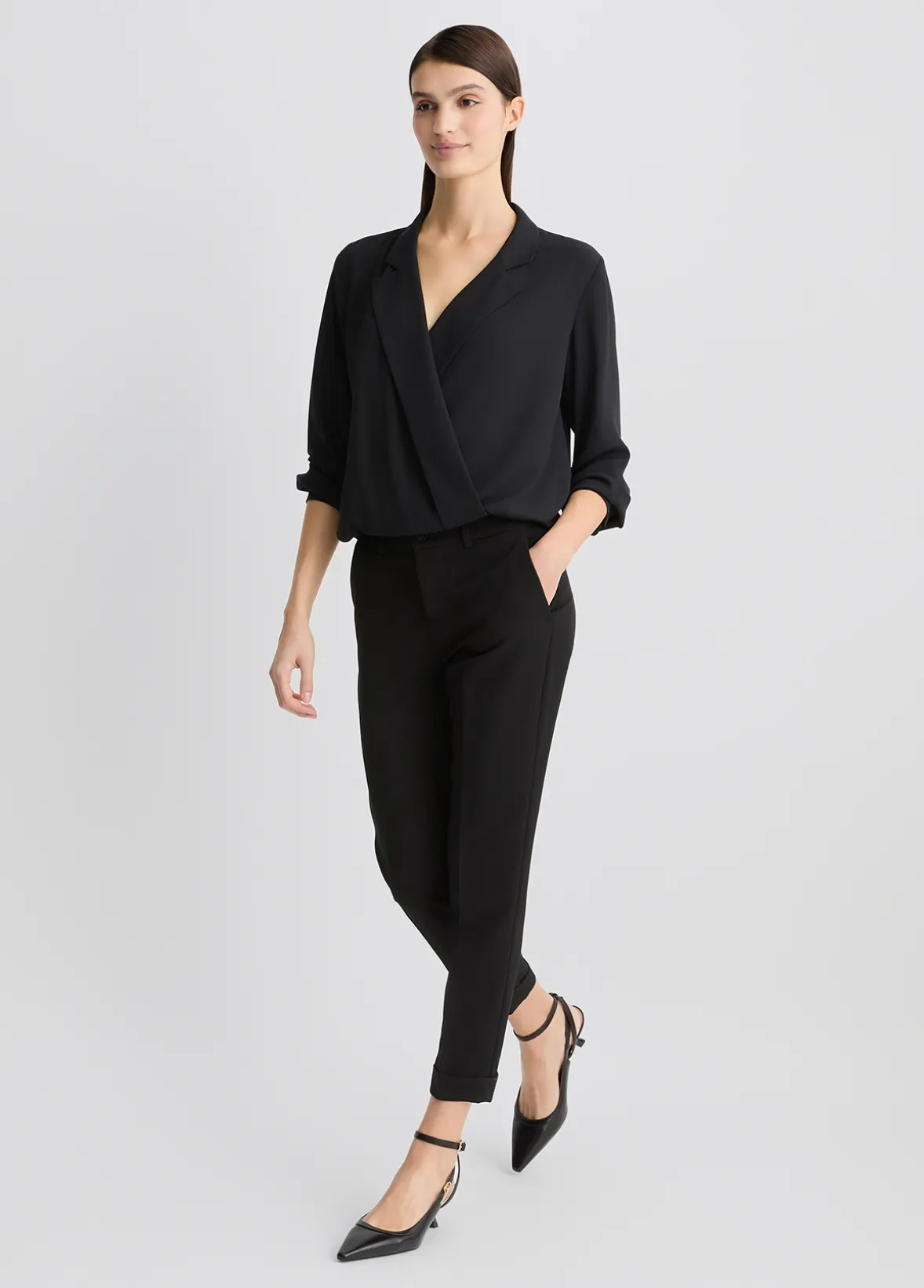 Blusa in georgette
