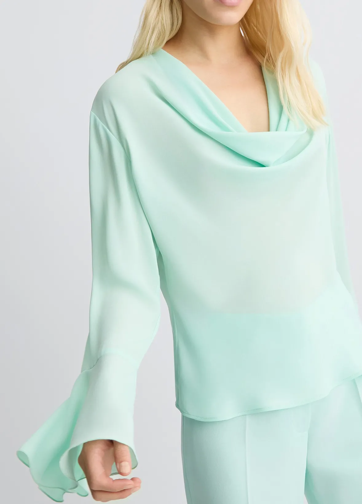 Blusa in georgette