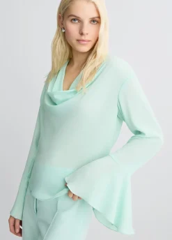 Blusa in georgette