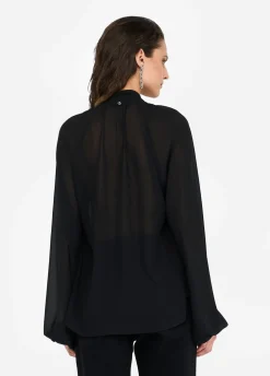 Blusa in georgette