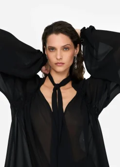 Blusa in georgette