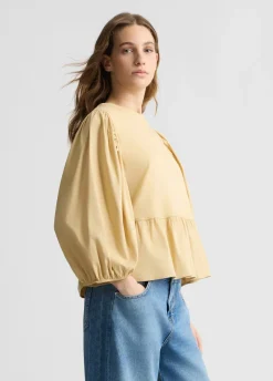 Blusa in popeline
