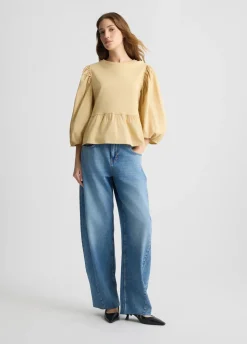 Blusa in popeline