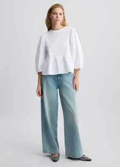 Blusa in popeline