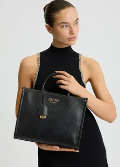 Borsa a mano media con charm