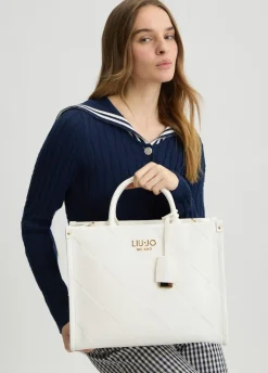 Borsa a mano media con charm