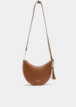 Borsa a spalla media con charm