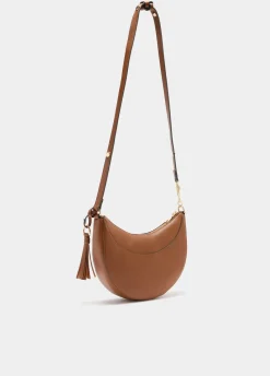 Borsa a spalla media con charm