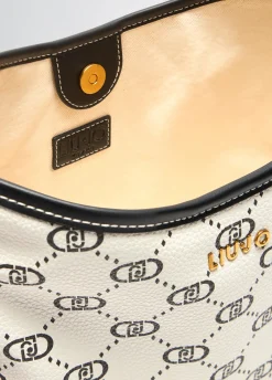 Borsa a spalla media con foulard