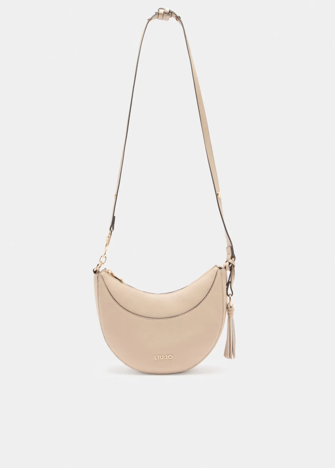 Borsa a spalla media con charm