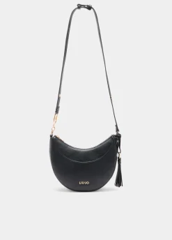 Borsa a spalla media con charm