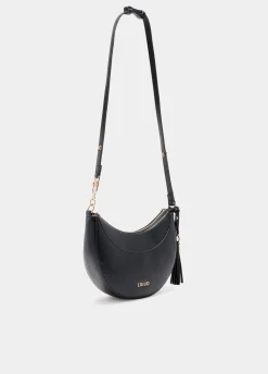Borsa a spalla media con charm