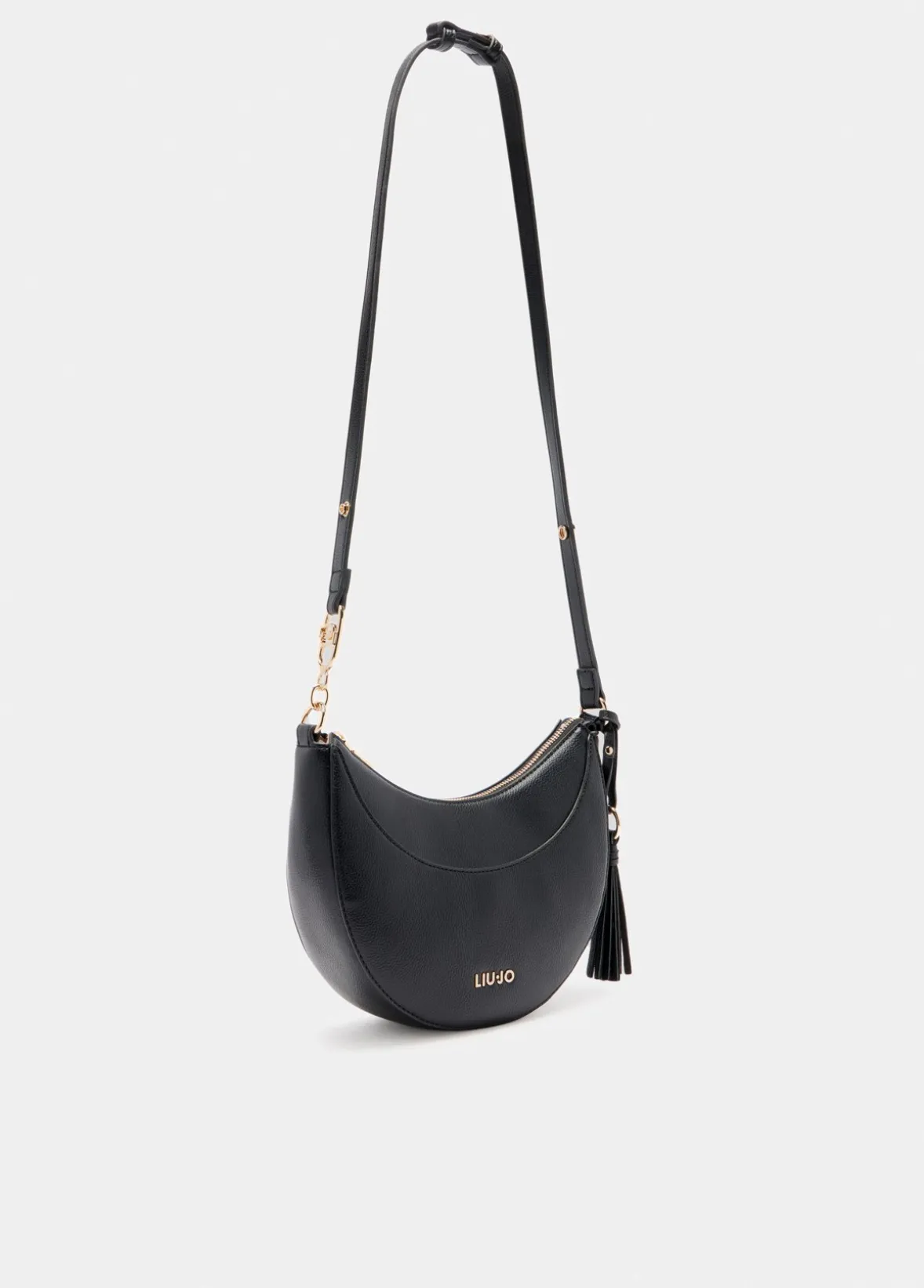 Borsa a spalla media con charm