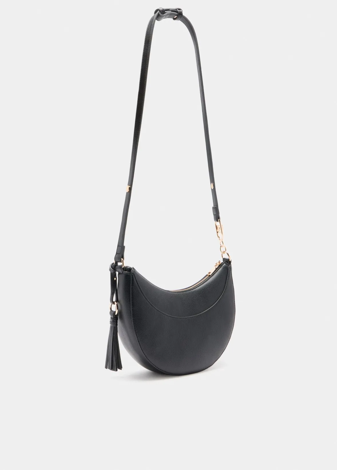 Borsa a spalla media con charm