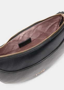 Borsa a spalla media con charm