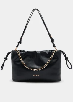 Borsa a spalla media con catena