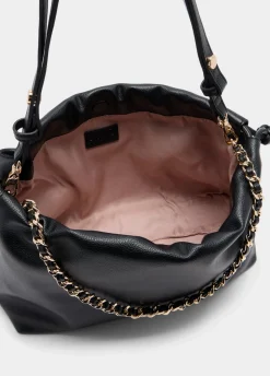 Borsa a spalla media con catena