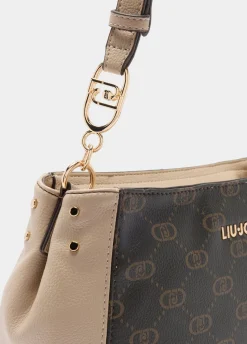 Borsa a spalla media monogram