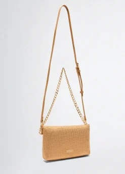 Borsa a spalla piccola con strass