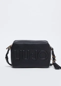Borsa a tracolla con maxi logo