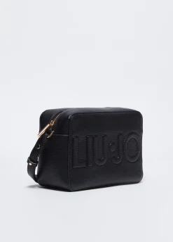 Borsa a tracolla con maxi logo