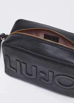Borsa a tracolla con maxi logo