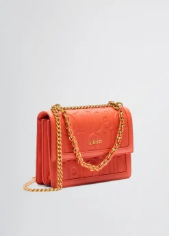 Borsa a tracolla media con logo