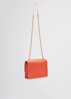 Borsa a tracolla media con logo