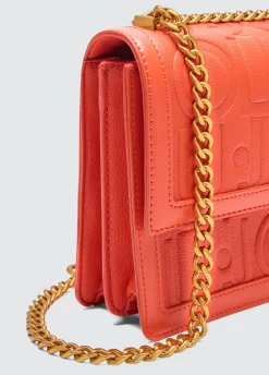 Borsa a tracolla media con logo