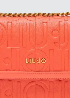 Borsa a tracolla media con logo