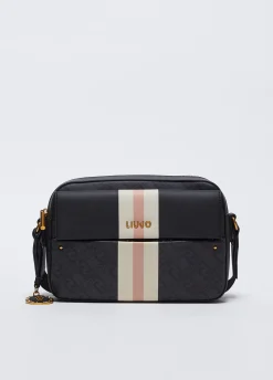 Borsa a tracolla media con charm