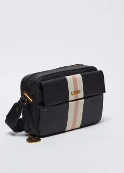 Borsa a tracolla media con charm