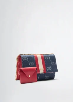 Borsa a tracolla piccola jacquard