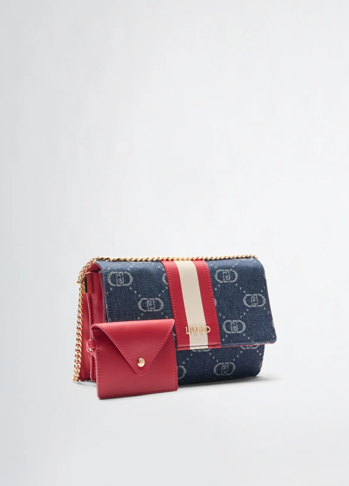 Borsa a tracolla piccola jacquard
