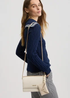Borsa a tracolla piccola con pochette