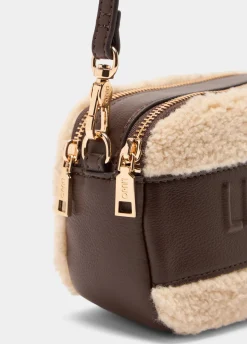 Borsa a tracolla piccola in teddy