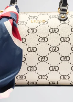 Borsa bowling media con foulard