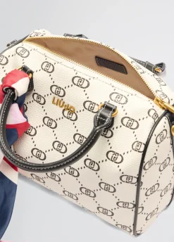 Borsa bowling media con foulard