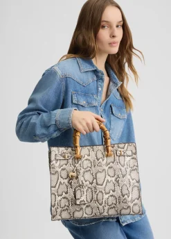 Borsa grande pitonata