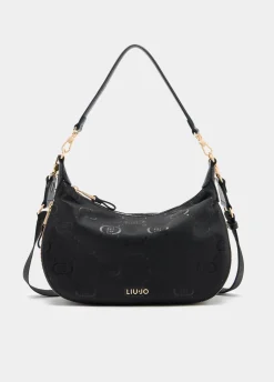 Borsa hobo media in nylon