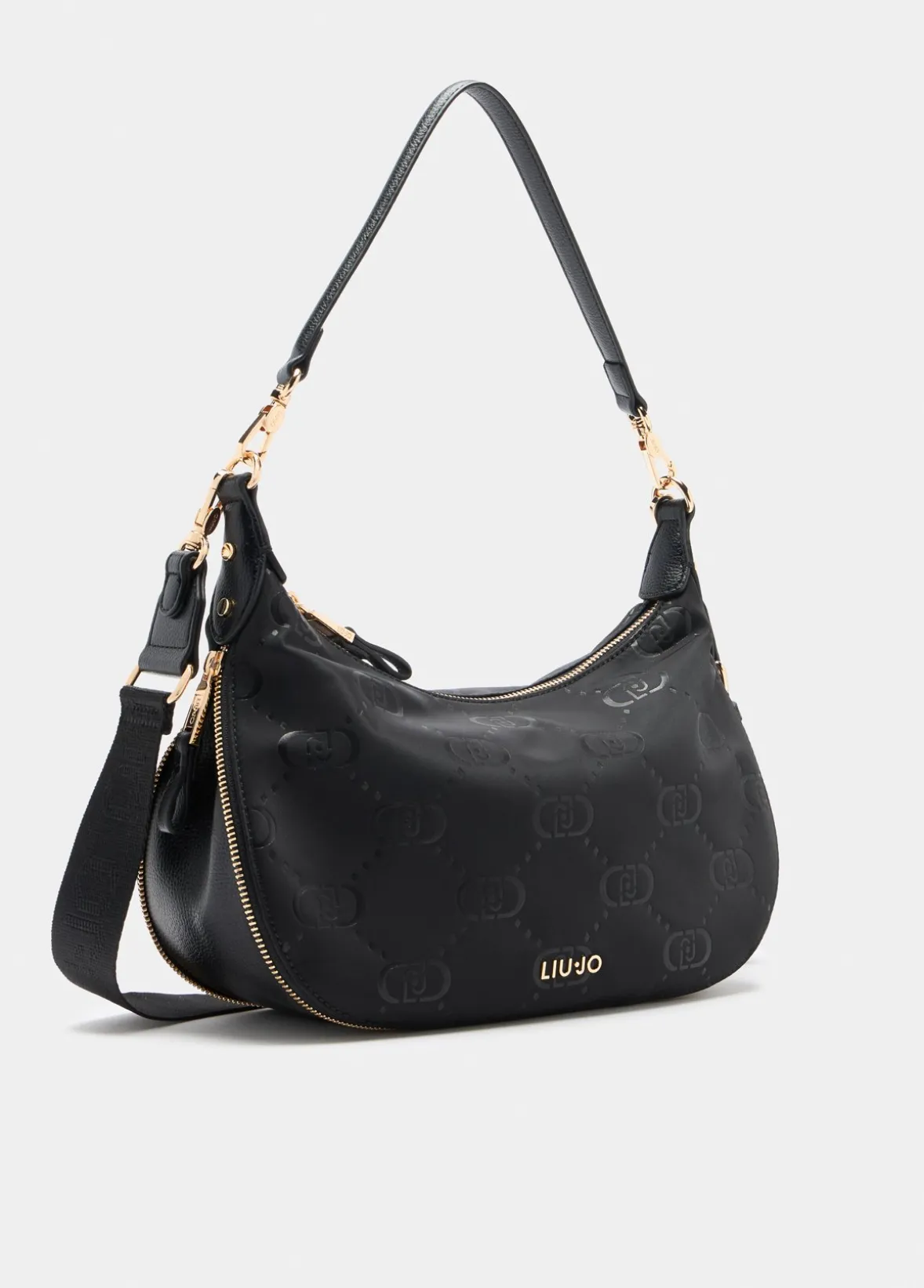 Borsa hobo media in nylon