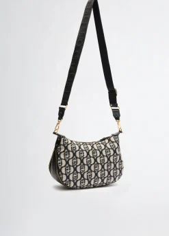Borsa hobo media jacquard