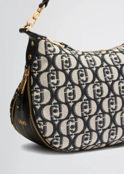 Borsa hobo media jacquard