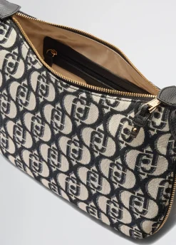 Borsa hobo media jacquard