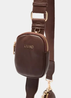 Borsa hobo piccola con catena