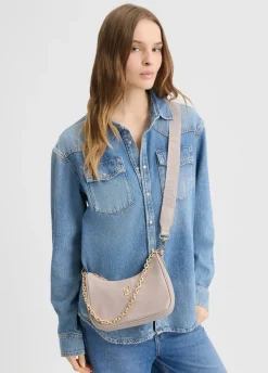 Borsa hobo piccola con charm
