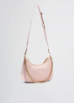 Borsa hobo piccola con charm