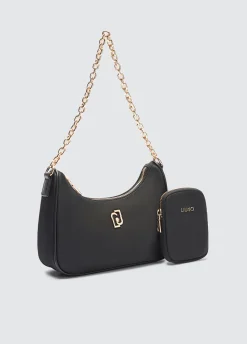 Borsa hobo piccola con charm