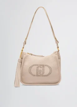 Borsa hobo piccola con charm